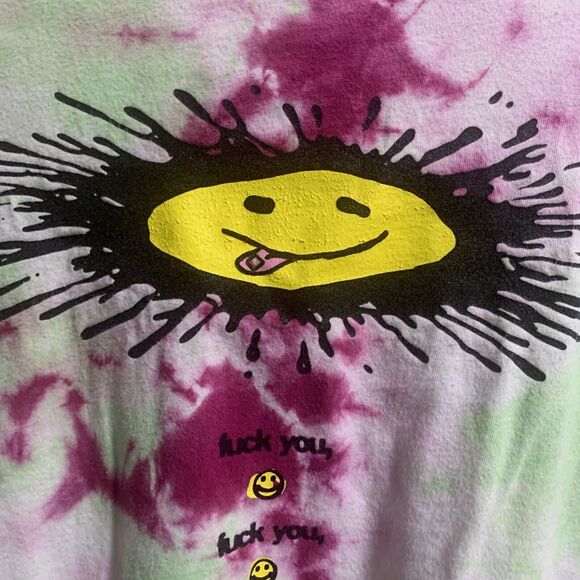 Flatbush Zombies Graphic Logo Tie-Dye T-Shirt Adult Size Medium Double Sided - Picture 5 of 7